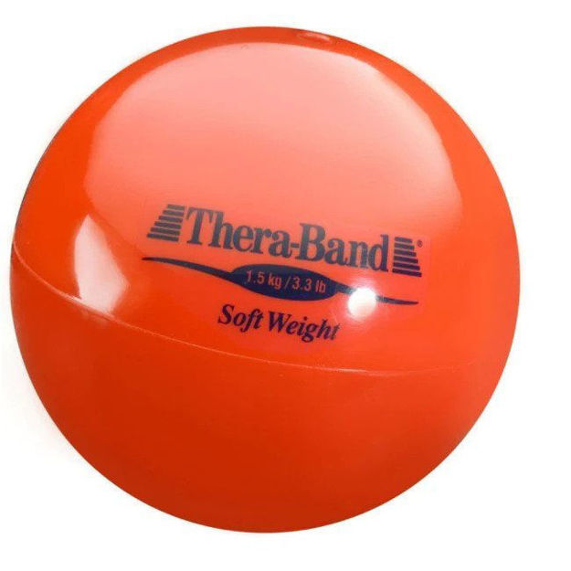 Weight ball: 1.5kg/3.3lb - red (Theraband Soft Weights)