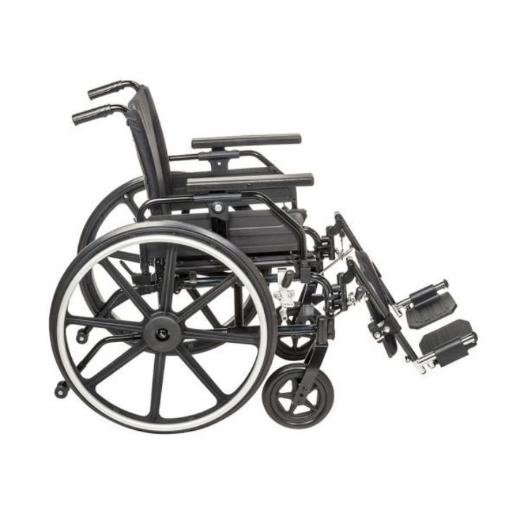 Viper Plus GT Wheelchair with Universal Armrests side