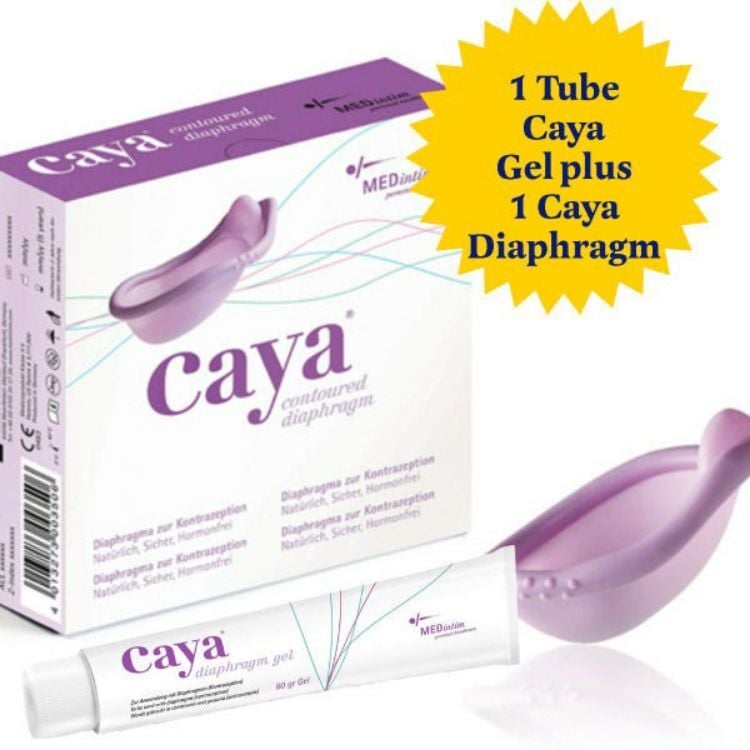 caya contoured diaphragm plus caya gel package deal canada