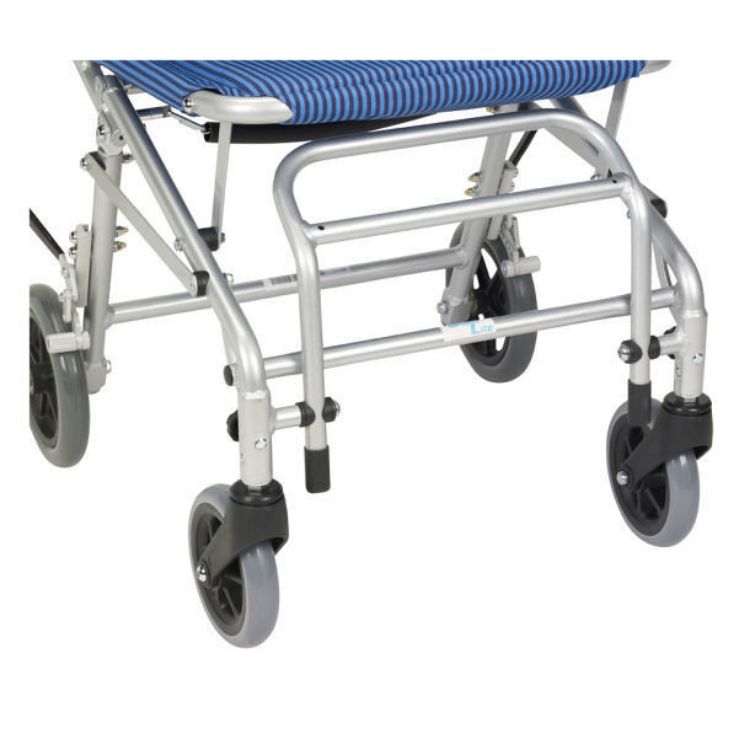 Fold-down footrests
