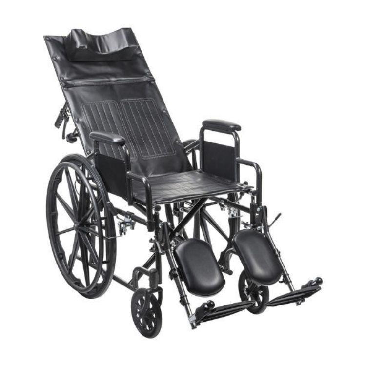 Silver Sport Recliner Wheelchair