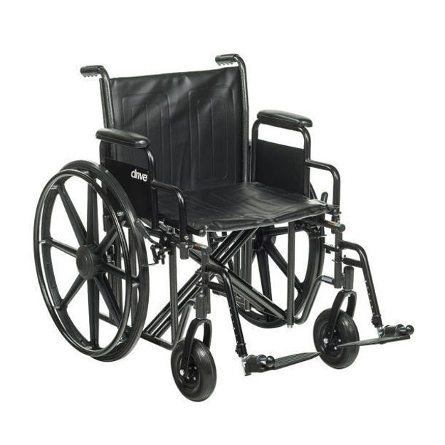 Bariatric Sentra EC Heavy-Duty Wheelchair 22"