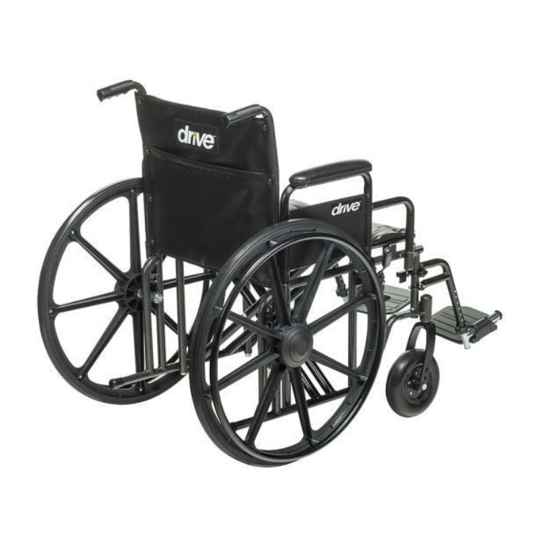 Bariatric Sentra EC Heavy-Duty Wheelchair 22"