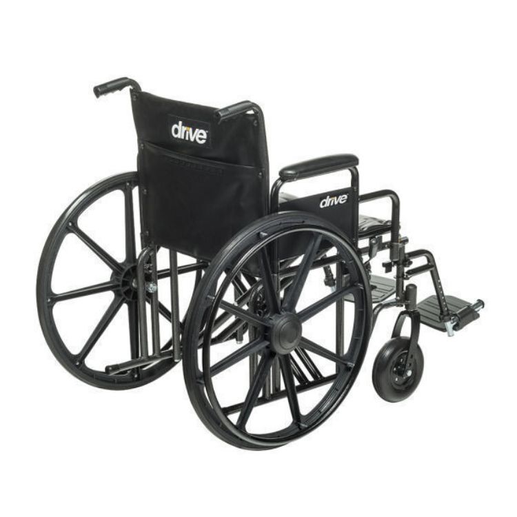 Bariatric Sentra EC Heavy-Duty Wheelchair 24"