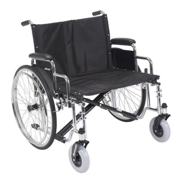 Bariatric Sentra EC Heavy-Duty, Extra-Extra-Wide Wheelchair 28"