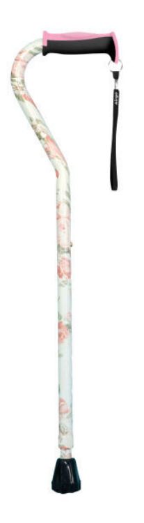 Airgo Comfort-Plus Aluminum Cane, Offset Handle