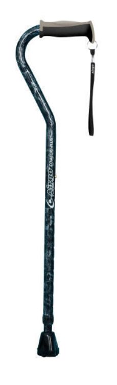 Airgo Comfort-Plus Aluminum Cane, Offset Handle