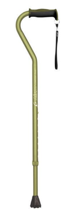 Airgo Comfort-Plus Aluminum Cane, Offset Handle