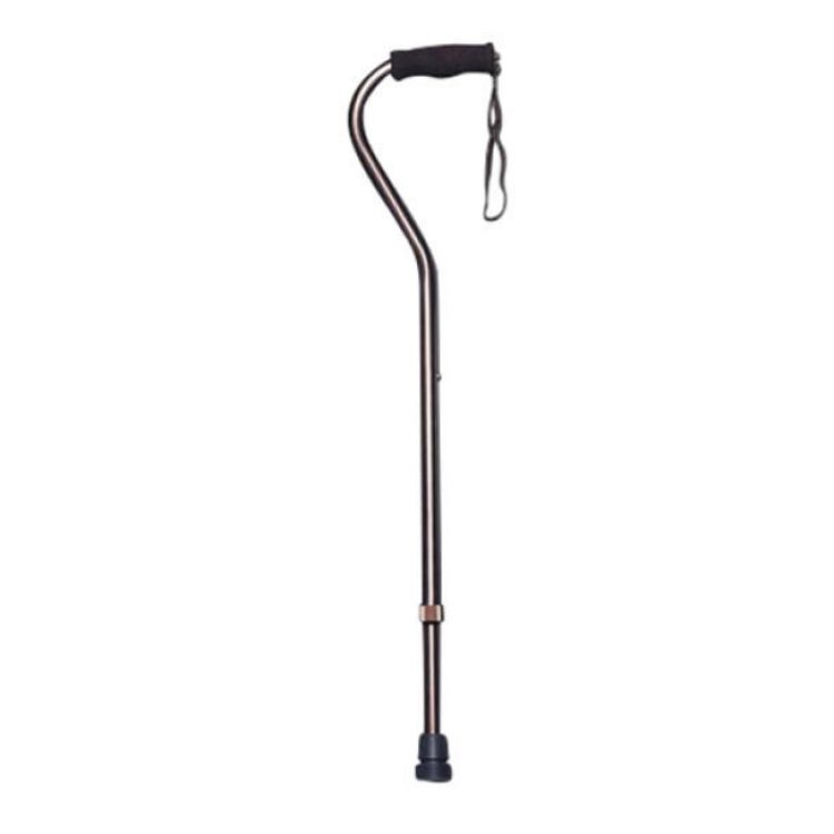 Offset Handle Aluminum Cane