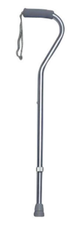 Offset Handle Aluminum Cane