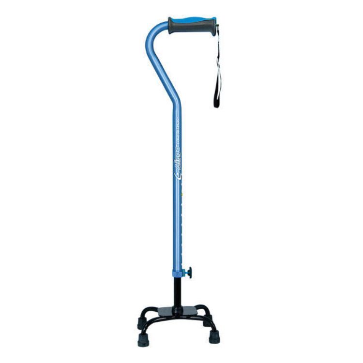 Airgo Comfort-Plus Adjustable Quad Canes, Small Base