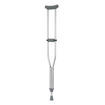 EZ Adjust Aluminum Crutches with Euro-Style Clip and Accessories