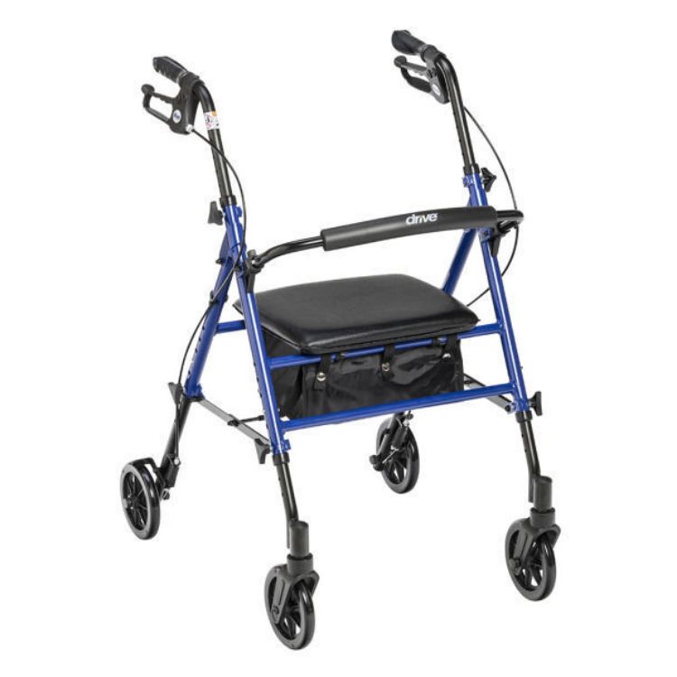Adjustable Height Rollator, 6 Casters
