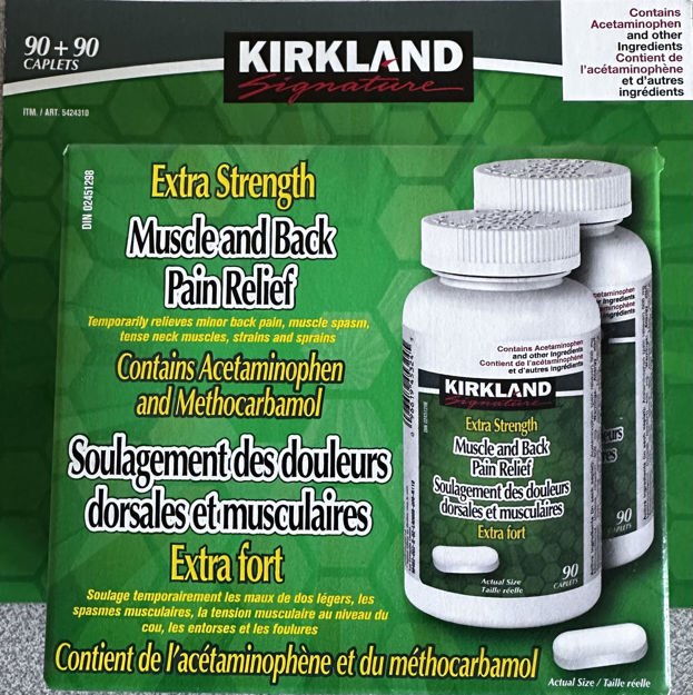 Kirkland Signature Extra Strength Muscle and Back Pain Relief