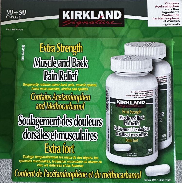 Kirkland Signature Extra Strength Muscle and Back Pain Relief