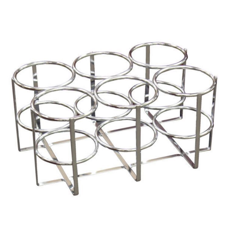 Chrome Oxygen Economy Cylinder Rack