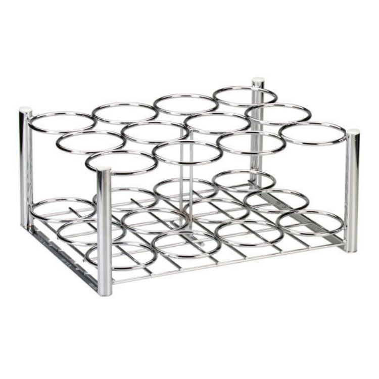 Chrome Oxygen Cylinder Rack