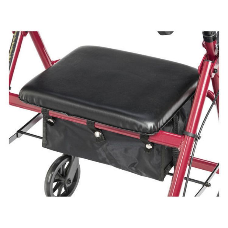 rollator with no straps on seat