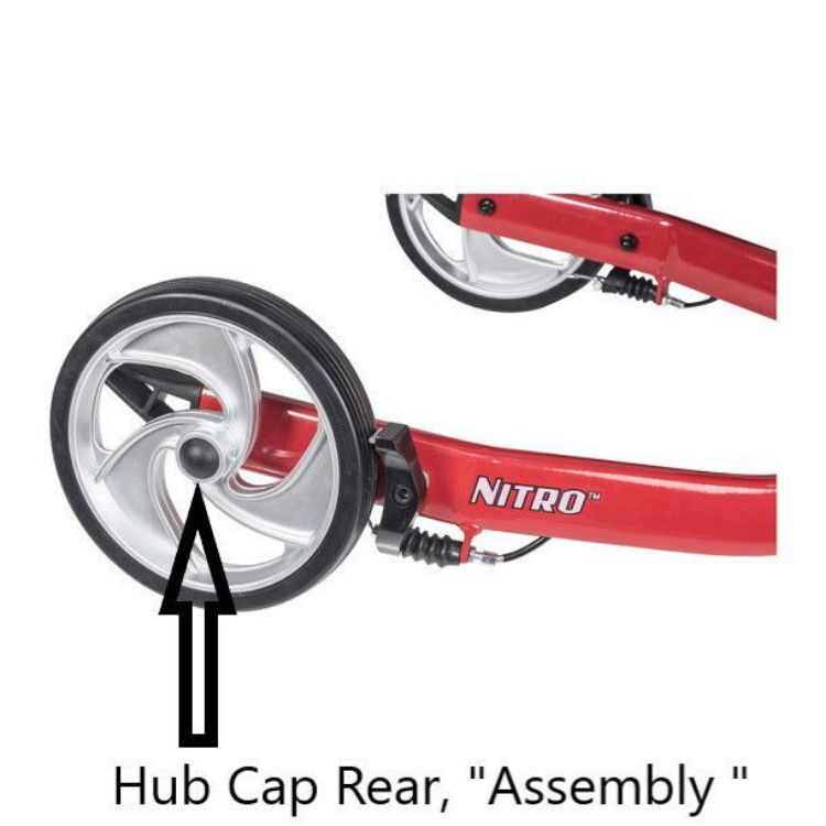 Hub Cap Rear, "Assembly "