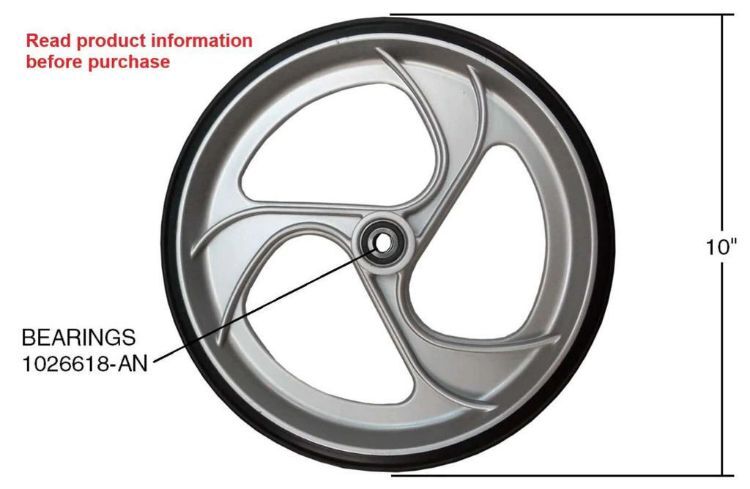 Front Wheel W/Bearings