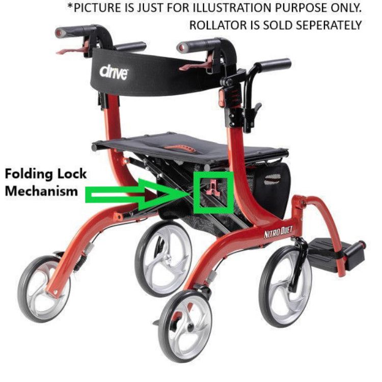 Folding Lock Latch For Nitro Duet Rollator