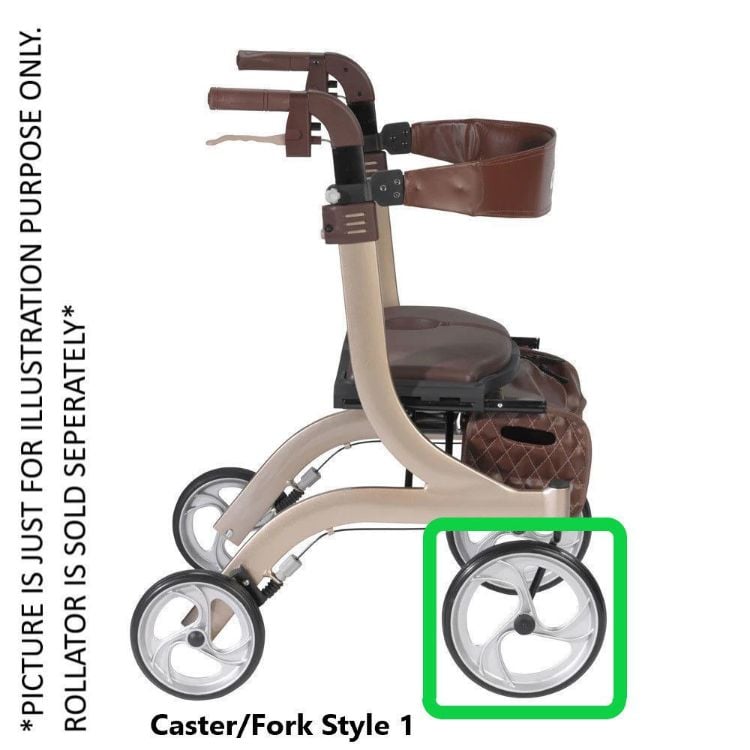 Front Wheel & Fork (Old Style)