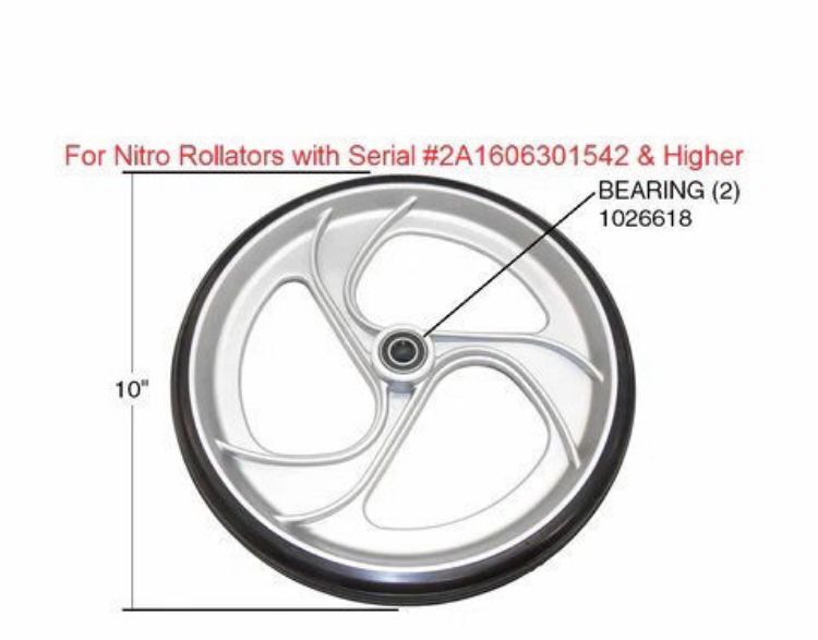 Front Wheel With Bearings