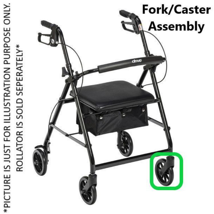 Fork/Caster Assembly