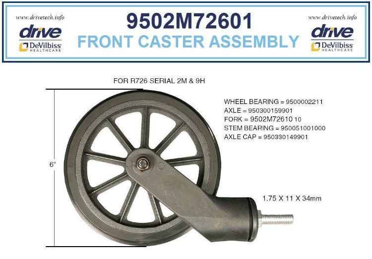 Fork/Caster Assembly