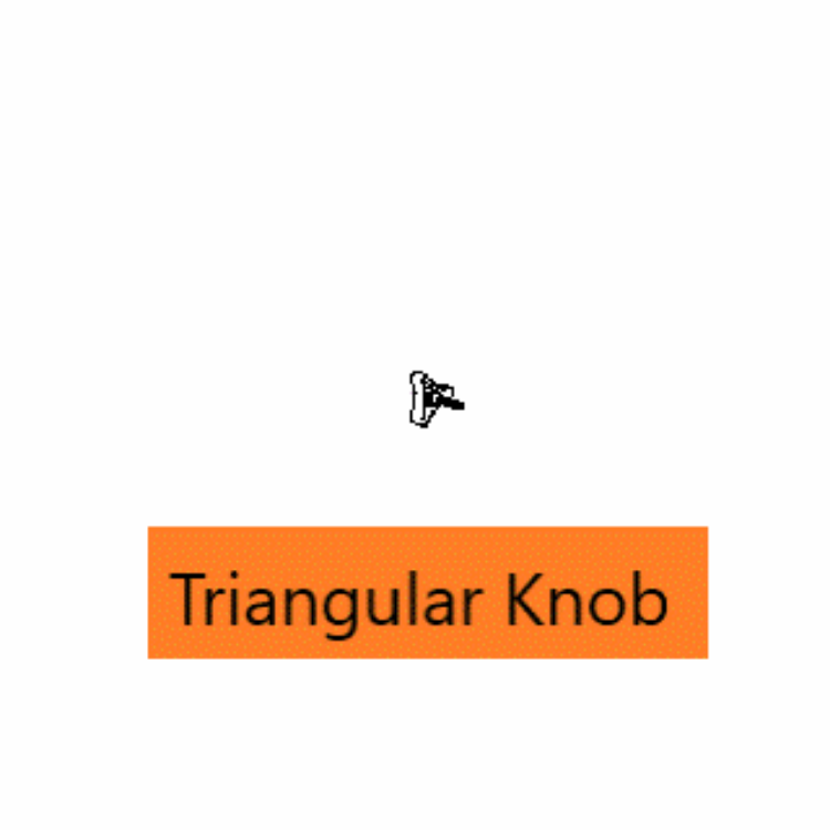 Triangular Knob,