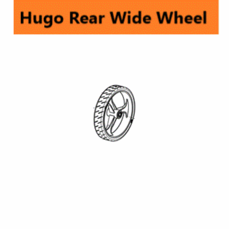 Hugo Rear Wide Wheel
