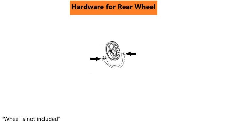Hardware for Rear Wheel 