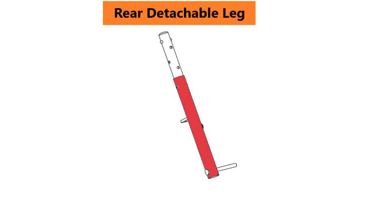 Rear Detachable Leg