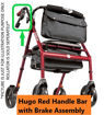 Hugo Red Handle Bar with Brake Assembly