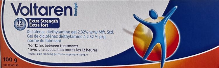 Voltaren emulgel extra Strength 100gm from Canada