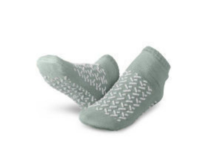 Non-Slip Double-Tread Patient Slipper Socks XXl