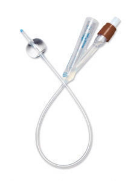 Medline Catheter Silicone Foley, 2 Way, 18fr, 3 Ml