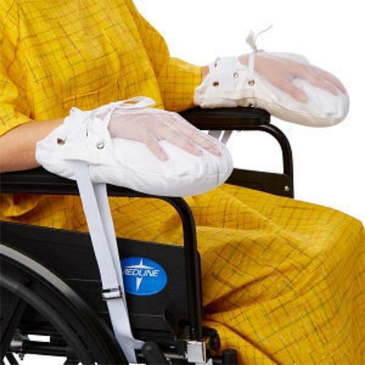 MEDLINE FINGER CONTROL MITT CLOSED-END