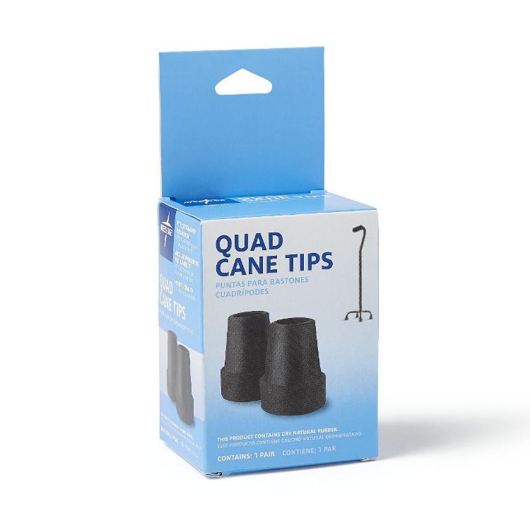 MEDLINE CANE QUAD TIPS LARGE BASE 5/8"