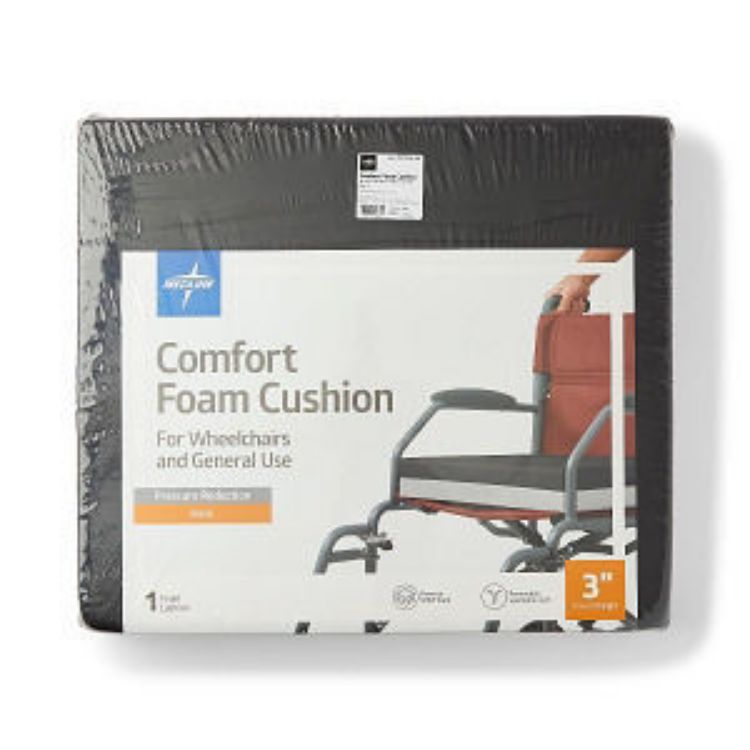 Medline Foam Cushion For Wheelchair, 18" X 16"