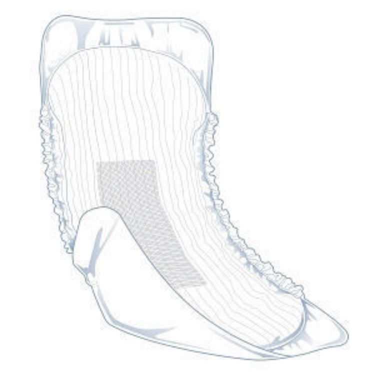 Medline Fitright Incontinence Liner Heavy, 13" X 34"