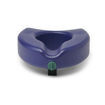 MEDLINE ELEVATED TOILET SEAT WITH LOCK, BLUE