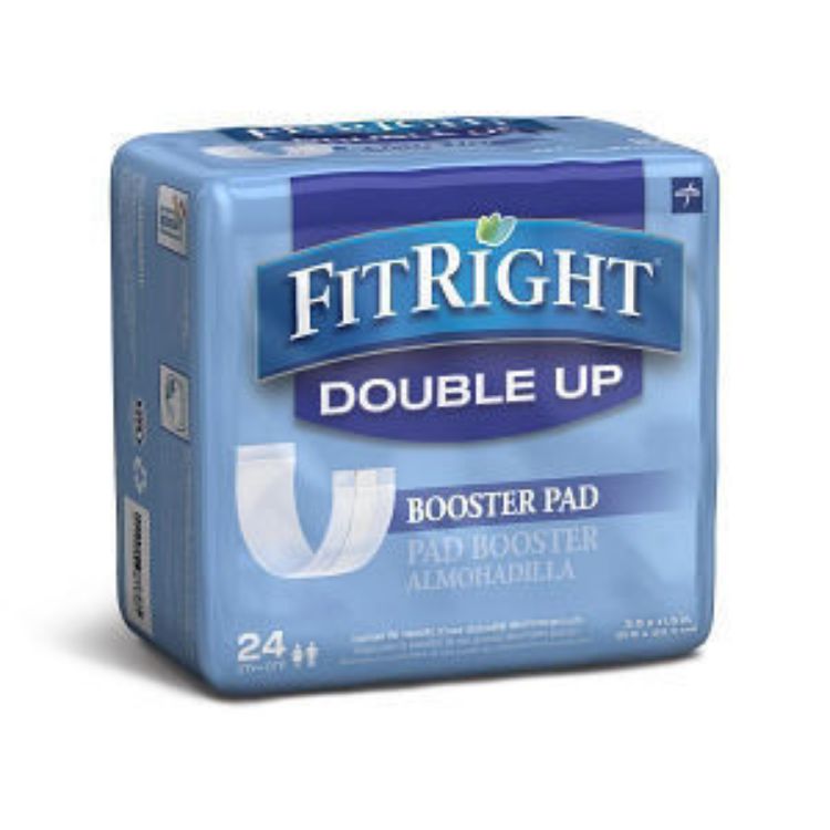 MEDLINE DOUBLE UP INCONTINENCE BOOST PAD THIN 3.5" x 11.5"