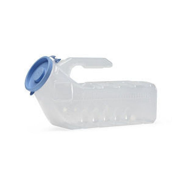 MEDLINE URINAL FOR MALE WITH HANDLE & LID