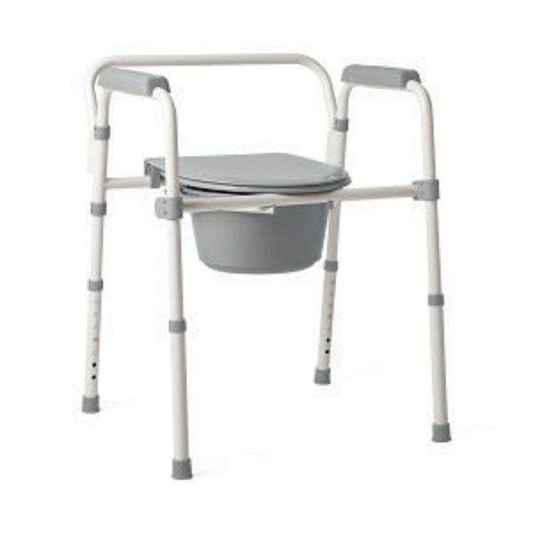 Medline 3 In 1 Steel Commode