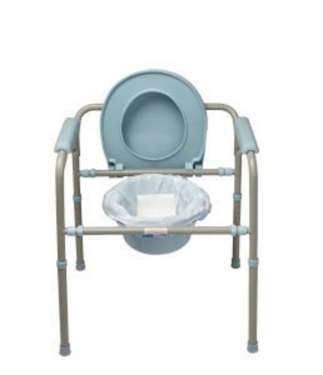 MEDLINE COMMODE LINER WITH ABSORBENT PAD