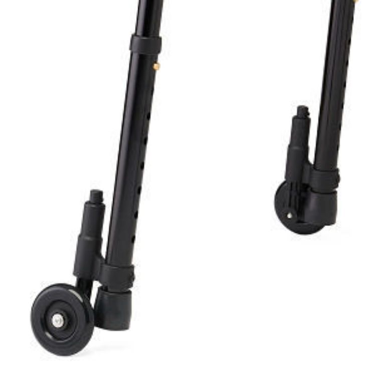 MEDLINE TRIGGER FOLDING WALKER WITH 5" WHEELS