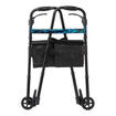 MEDLINE TRIGGER FOLDING WALKER WITH 5" WHEELS
