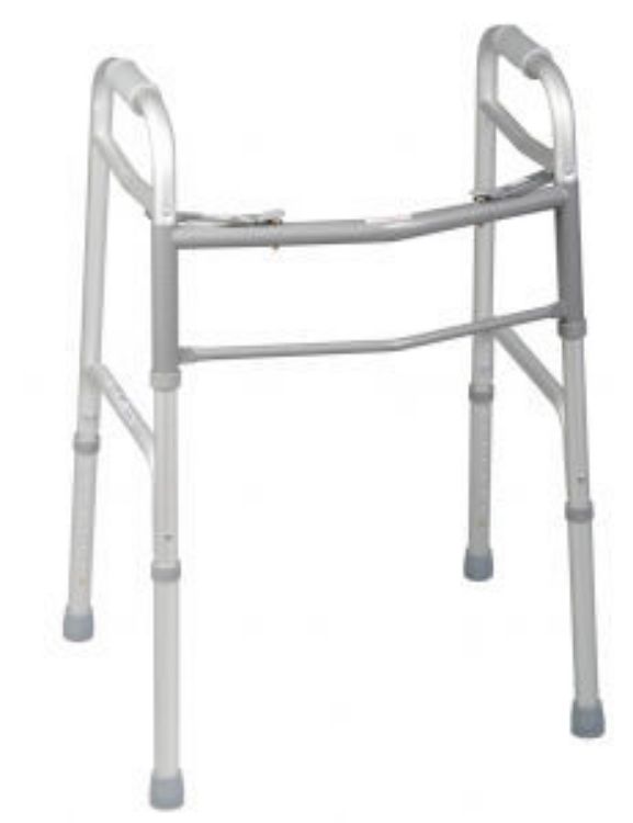 MEDLINE 2-BUTTON FOLDING, ADJUSTABLE WALKER FOR JUNIOR/YOUTH