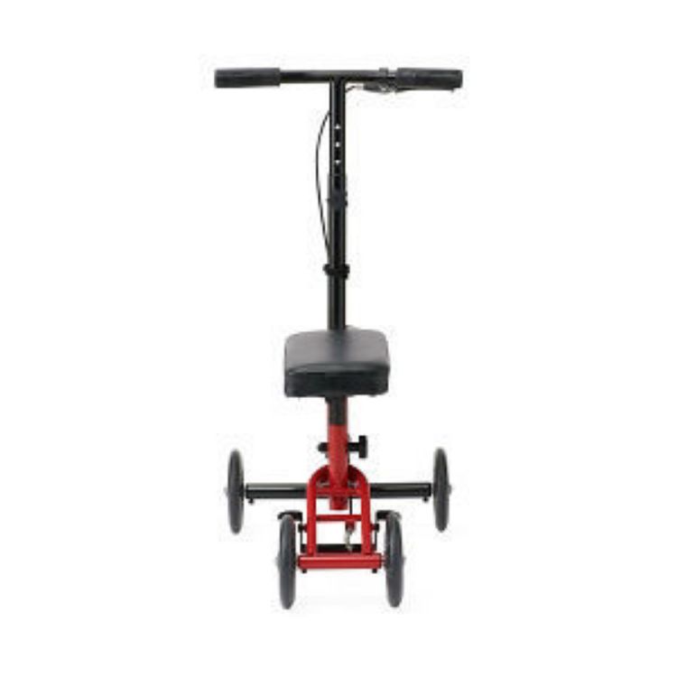 MEDLINE ECONOMY KNEE WALKER, RED